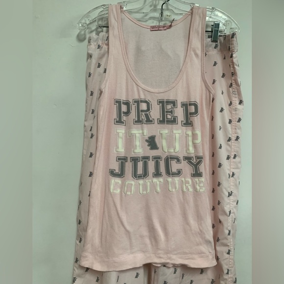 Juicy Couture Scotty Print Pyjama Pants with matching ribbed tank - Picture 4 of 7